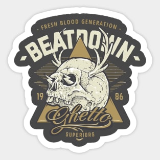 Guetto Beatdown Sticker